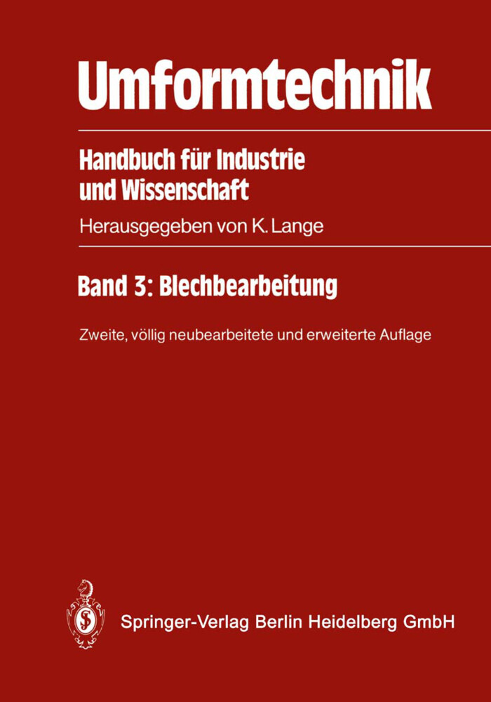Umformtechnik von Springer Berlin Heidelberg