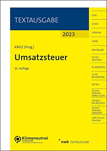 Umsatzsteuer (Textausgabe) von NWB Verlag