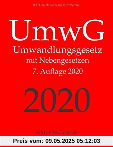 UmwG, Umwandlungsgesetz, Aktuelle Gesetze: Umwandlungsgesetz mit Nebengesetzen