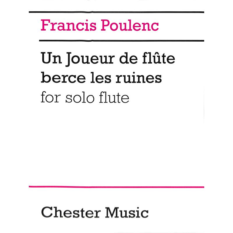 Un joueur de flute berce les ruines