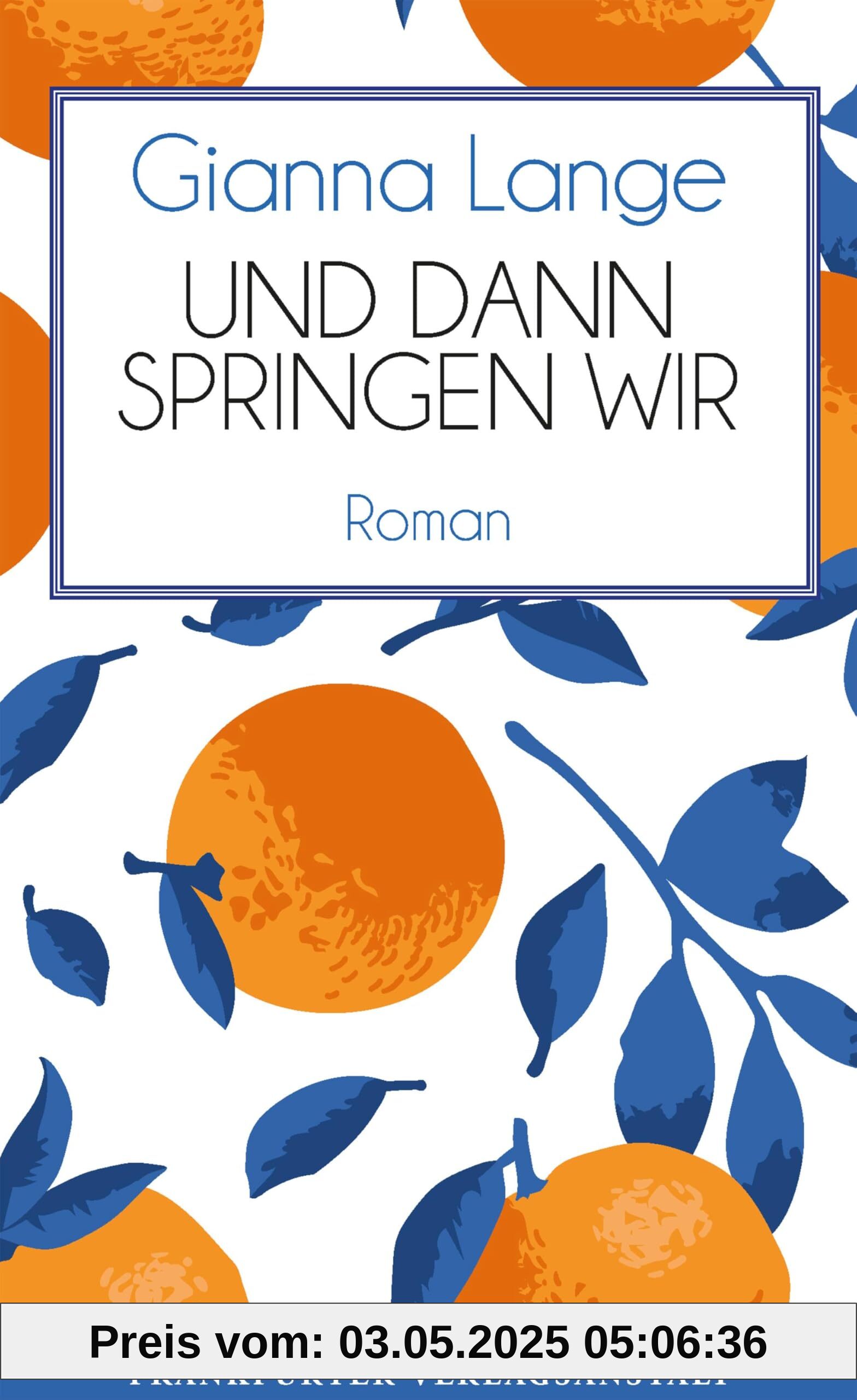 Und dann springen wir (Debütromane in der FVA)