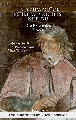 Und zum Glück fehlt mir nichts - nur Du: Die Briefe des Horaz