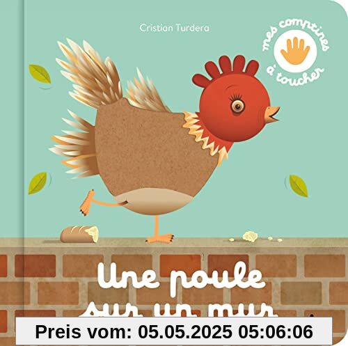 Une poule sur un mur