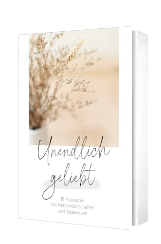 Unendlich geliebt - Postkartenset: 18 Postkarten mit Herzensbotschaften und Bibelversen von Gerth Medien