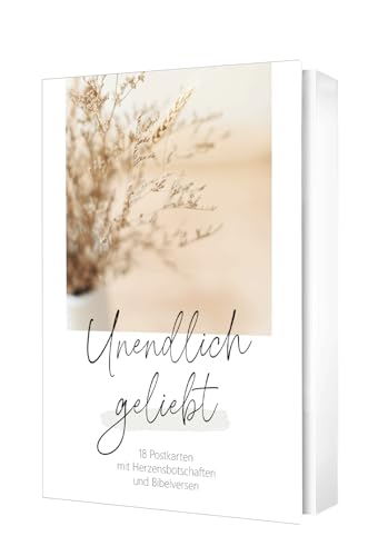 Unendlich geliebt - Postkartenset: 18 Postkarten mit Herzensbotschaften und Bibelversen