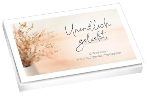 Unendlich geliebt - Textkarten: 32 Textkarten mit ermutigenden Bibelversen