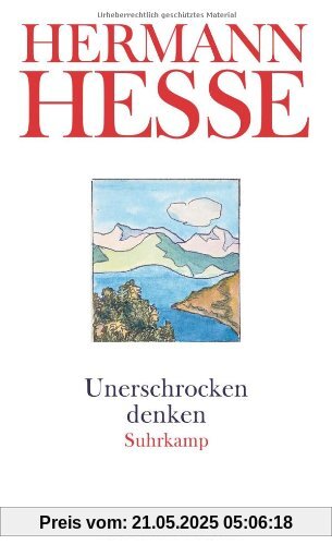 Unerschrocken denken: Gedanken aus seinen Werken und Briefen. Politik. Ratio. Wissen und Bewußtsein (suhrkamp taschenbuch)