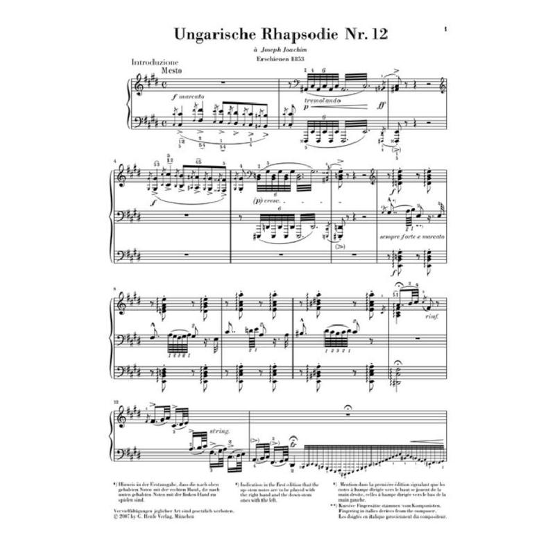 Ungarische Rhapsodie 12