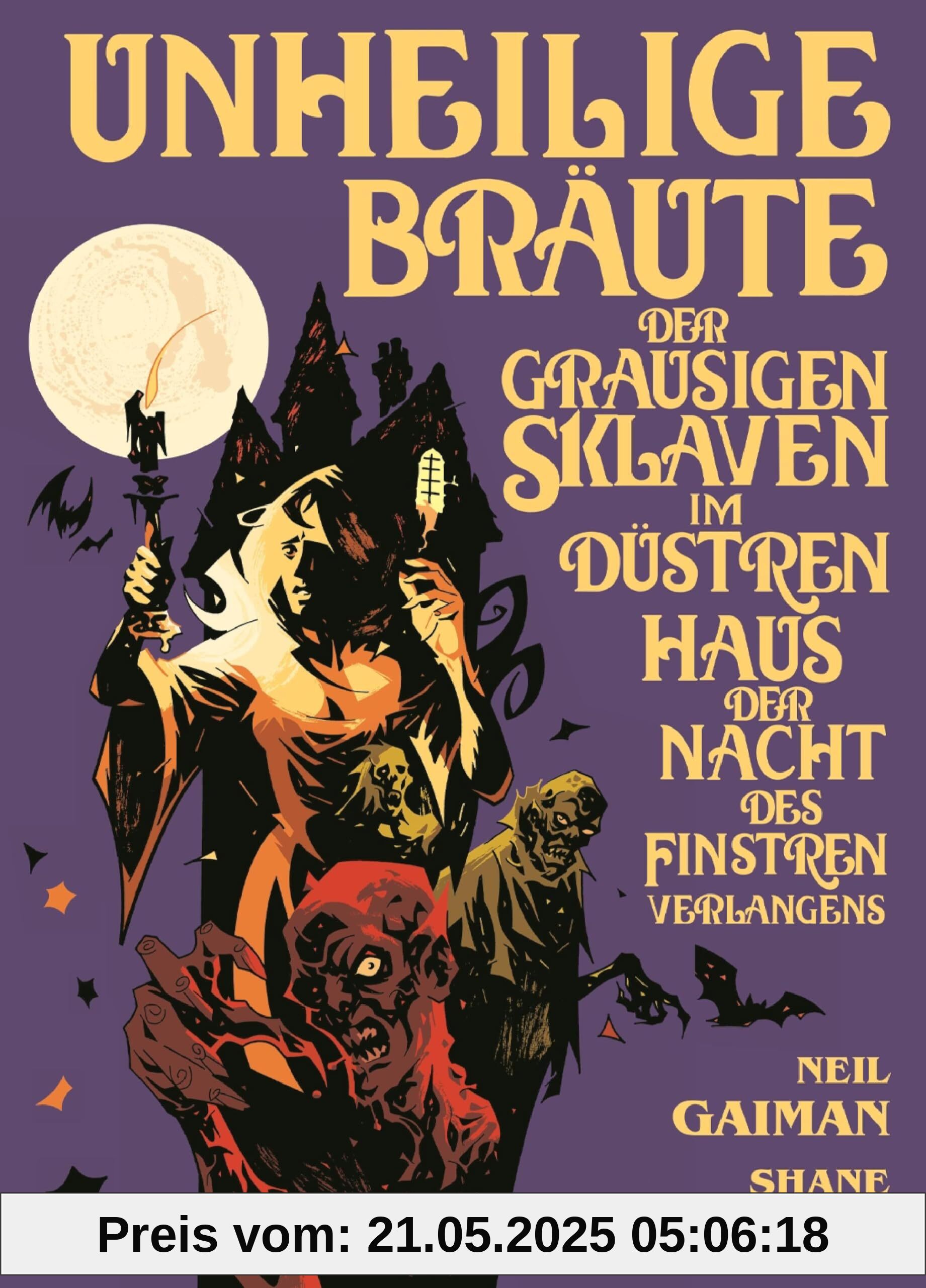 Unheilige Bräute der grausigen Sklaven im düstren Haus der Nacht des finstren Verlangens