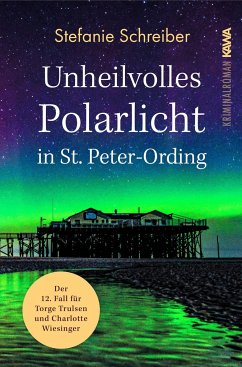 Unheilvolles Polarlicht in St. Peter-Ording von Kampenwand
