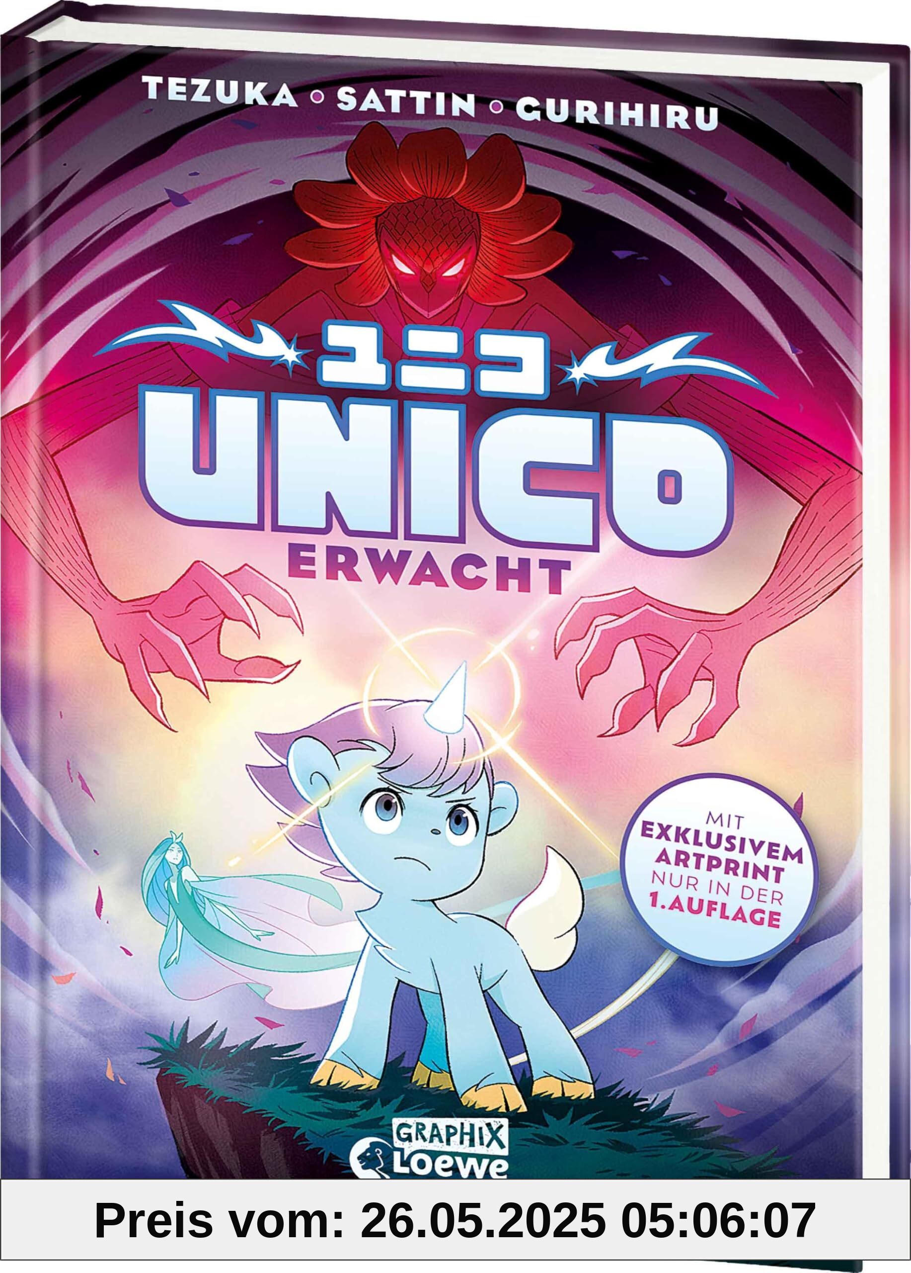 Unico erwacht (Band 1): Eine einzigartige Reise voller fantastischer Abenteuer, Magie und Freundschaft - Der Manga-Klassiker neu erzählt für Kinder ab 8 Jahren
