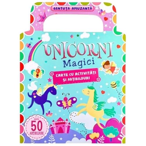 Unicorni Magici. Carte Cu Activitati Si Abtibilduri (Gentuta Amuzanta) von Flamingo Gd