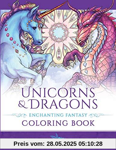 Unicorns and Dragons - Enchanting Fantasy Coloring Book (Fantasy Coloring by Selina, Band 17)