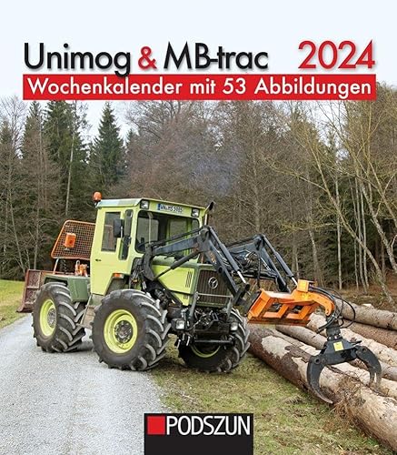 Unimog & MB-trac 2024: Wochenkalender von Podszun