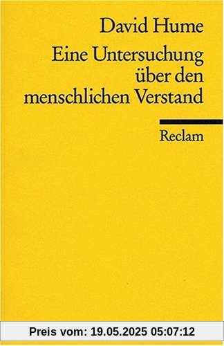 Universal-Bibliothek Nr. 5489: Eine Untersuchung über den menschlichen Verstand