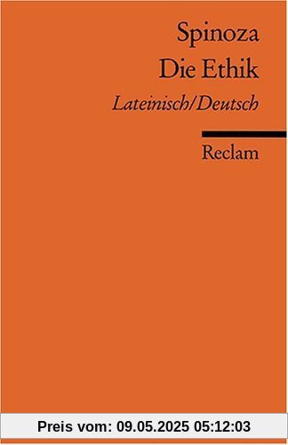 Universal-Bibliothek Nr. 851: Die Ethik ( Lateinisch und Deutsch )