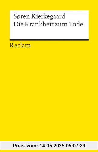 Universal-Bibliothek Nr. 9634: Die Krankheit zum Tode
