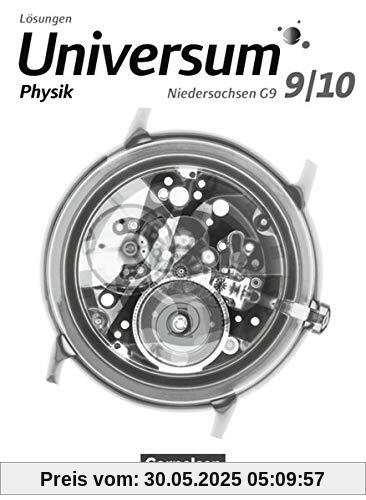 Universum Physik - Sekundarstufe I - Niedersachsen G9: 9./10. Schuljahr - Lösungen zum Schülerbuch