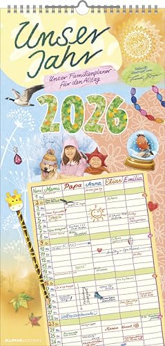 Unser Jahr - Unser Familienplaner für den Alltag 2026 - Familien-Timer - Termin-Planer - Kinder-Kalender - Familien-Kalender - 22x45 Unser Jahr - Unser Familienplaner für den Alltag 2026 - Familien-Timer - Termin-Planer - Kinder-Kalender - Familien-Kalender - 22x45 von ALPHA EDITION