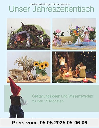 Unser Jahreszeitentisch: Gestaltungsideen und Wissenswertes zu den 12 Monaten