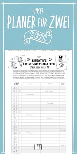 Unser Planer für Zwei - Paarplaner Kalender 2026: Terminplaner für Paare mit 12 Ideen für besondere Unternehmungen Unser Planer für Zwei - Paarplaner Kalender 2026: Terminplaner für Paare mit 12 Ideen für besondere Unternehmungen von Heel