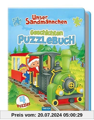 Unser Sandmännchen Geschichten-Puzzlebuch: mit 4 Puzzle