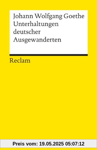 Unterhaltungen deutscher Ausgewanderten Unterhaltungen deutscher Ausgewanderten