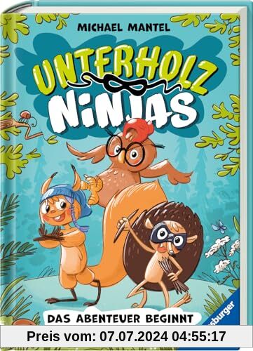 Unterholz-Ninjas, Band 1: Das Abenteuer beginnt (tierisch witziges Waldabenteuer ab 8 Jahre) (HC - Unterholz-Ninjas, 1)