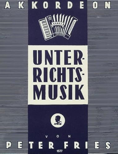 Unterrichtsmusik: 23 melodische Übungen für 24 bässige Akkordeons mit überlegter 2. Stimme für das Zusammenspiel von Lehrer und Schüler. Band 2. Akkordeon mit 2. Stimme ad libitum. von Apollo Verlag