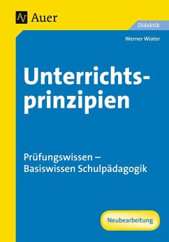 Unterrichtsprinzipien von Auer Verlag in der AAP Lehrerwelt GmbH