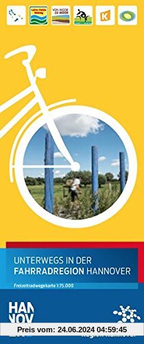Unterwegs in der Fahrradregion Hannover: Freizeitradwegekarte