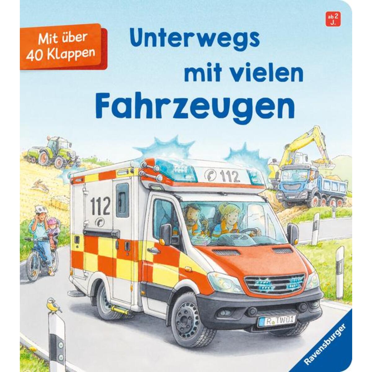 Unterwegs mit vielen Fahrzeugen von Ravensburger Verlag
