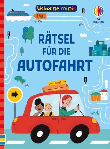 Usborne Minis: Rätsel für die Autofahrt: Rätselbuch im kleinen Format – mit Lösungen – Beschäftigungsbüchlein für Kinder ab 6 Jahren (Usborne-Minis-Reihe) von Usborne Publishing