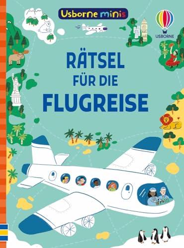 Usborne Minis: Rätsel für die Flugreise: Rätselbuch im kleinen Format – mit Lösungen – Beschäftigungsbüchlein für Kinder ab 6 Jahren (Usborne-Minis-Reihe) von Usborne Publishing