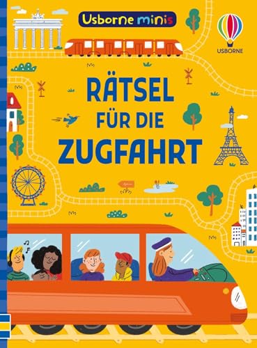Usborne Minis: Rätsel für die Zugfahrt: Rätselbuch im kleinen Format – mit Lösungen – Beschäftigungsbüchlein für Kinder ab 6 Jahren (Usborne-Minis-Reihe) von Usborne Publishing