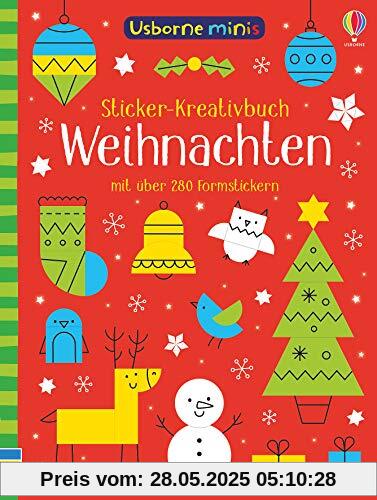 Usborne Minis: Weihnachten: Sticker-Kreativbuch