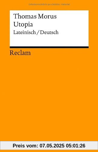 Utopia: Lateinisch/Deutsch