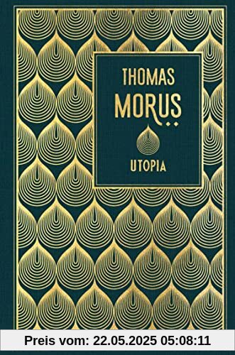 Utopia: Leinen mit Goldprägung