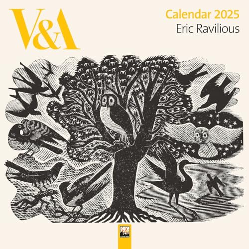 V&a: Eric Ravilious Wall Calendar 2025: Art Calendar von Flame Tree Publishing