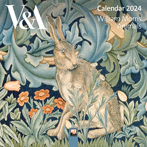 V&a William Morris Animals 2024 Calendar