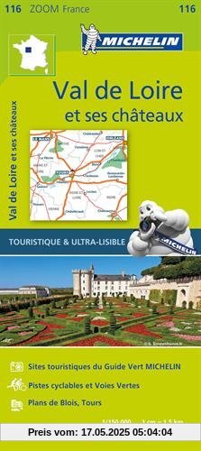 VAL DE LOIRE ET CHATEAUX 11116 CARTE MICHELIN KAART VAL DE LOIRE ET CHATEAUX 11116 CARTE MICHELIN KAART