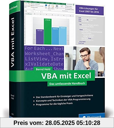 VBA mit Excel: Das umfassende Handbuch für Einsteiger und fortgeschrittene Anwender