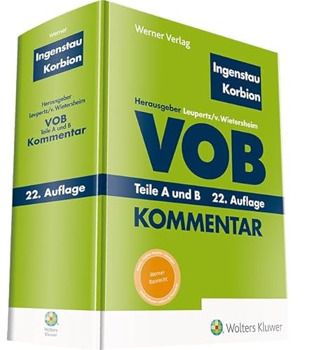 VOB Teile A und B: Kommentar von Werner