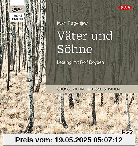 Väter und Söhne: Lesung mit Rolf Boysen (1 mp3-CD)