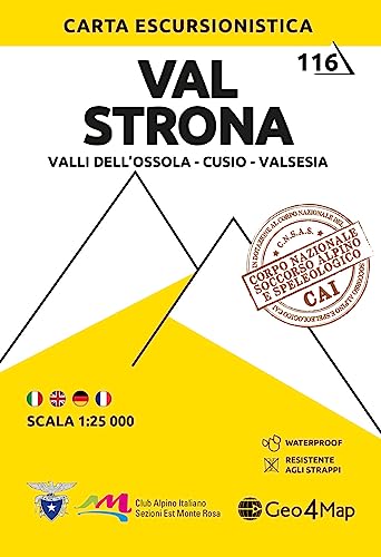 Val Strona: Wanderkarte (Carta escursionistica) Val Strona: Wanderkarte (Carta escursionistica)