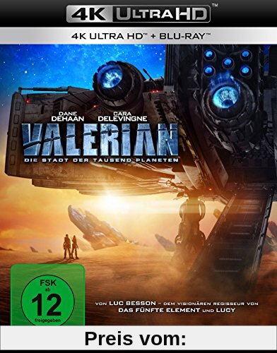 Valerian - Die Stadt der tausend Planeten [4K Ultra HD] [Blu-ray]
