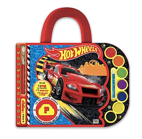 Valigetta con acquerelli. I colorelli. Hot Wheels. Ediz. a spirale. Con acquerelli, pennello, pastello a cera Valigetta con acquerelli. I colorelli. Hot Wheels. Ediz. a spirale. Con acquerelli, pennello, pastello a cera von Pon Pon Edizioni