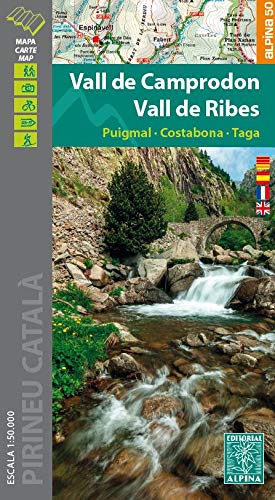 Vall Comprodon: Wanderkarte