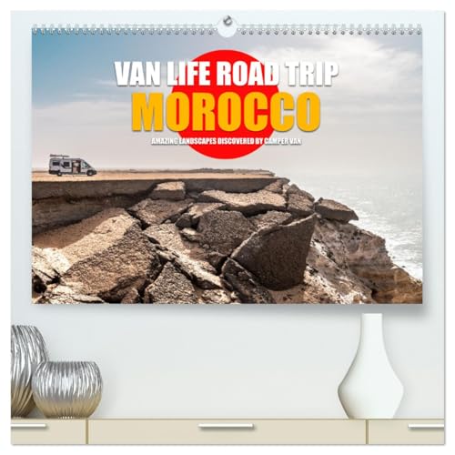 Van Life Road Trip Morocco (hochwertiger Premium Wandkalender 2025 DIN A2 quer), Kunstdruck in Hochglanz von CALVENDO