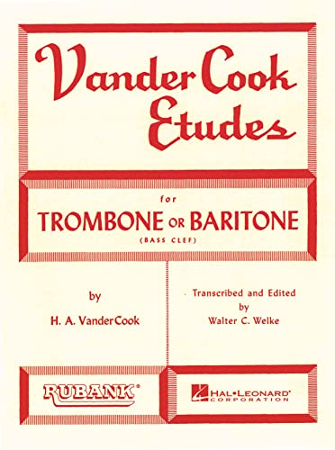 Vandercook Etudes for Trombone or Baritone von Rubank Publications